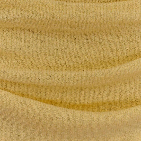 Elegant Yellow Strapless Dress - Picture 3 of 3